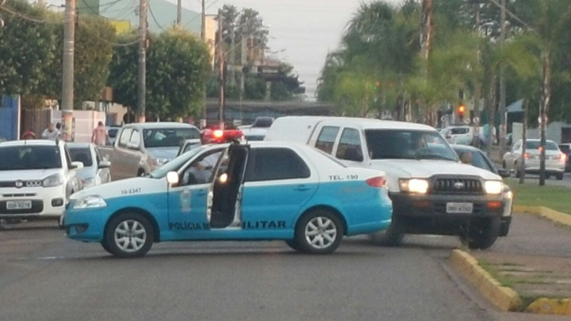 Via precisou ser interditada e houve congestionamento