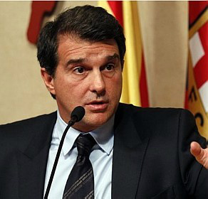 Joan Laporta era o presidente da equipe em 2009. Foto: Reuters