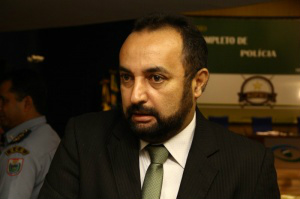 o presidente da ACS/MS((Associação de Cabos e soldados de Mato Grosso do Sul), Edmar Soares da Silva. (Foto: Marcos Ermínio)