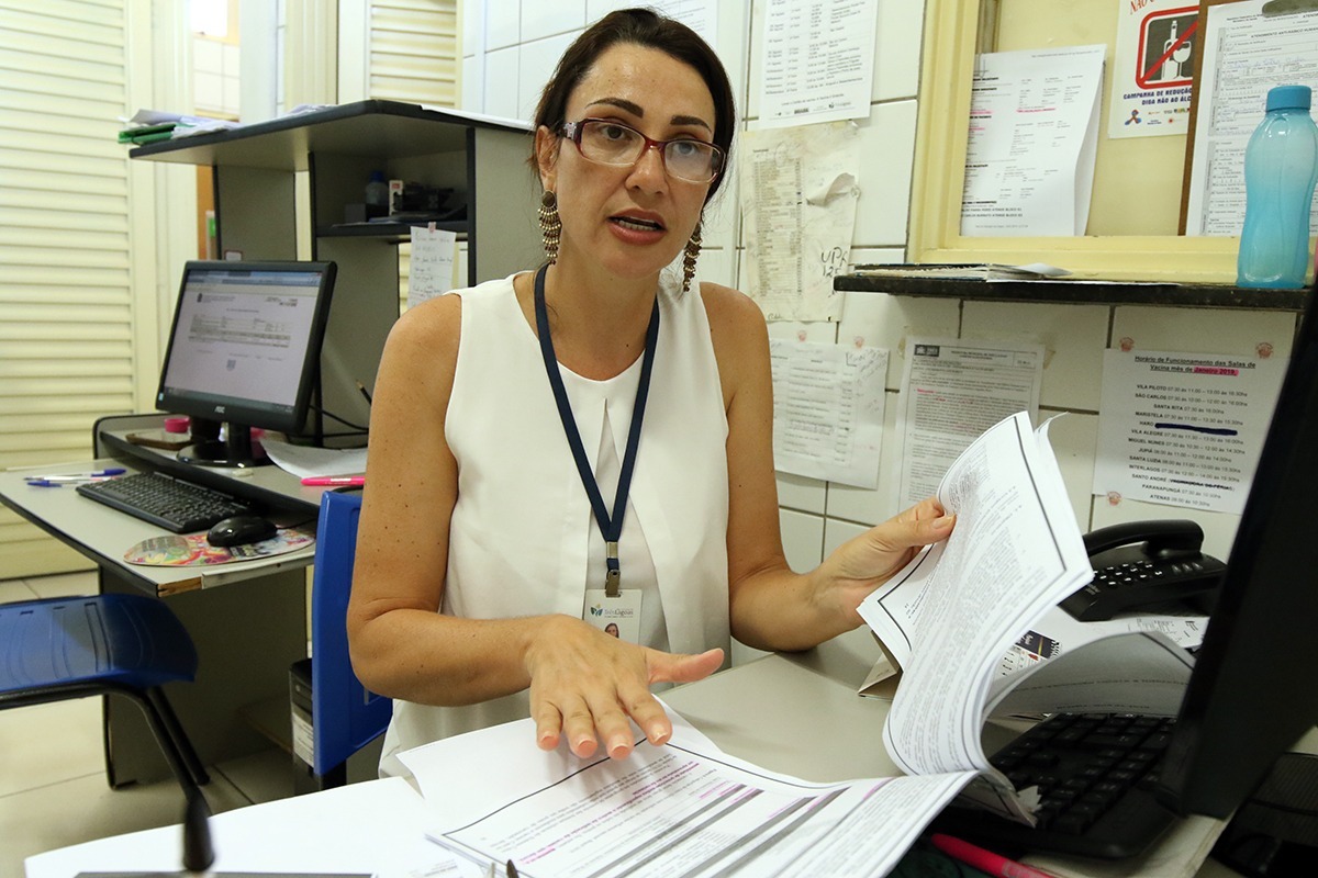 Coordenadora do Setor de Imunização, Humberta Azambuja. Foto: Arquivo