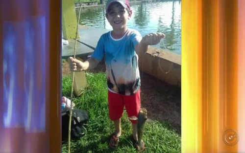 Menino de 6 anos morreu depois de ser atingido por tiro (Foto: Reprodução/TV Tem)