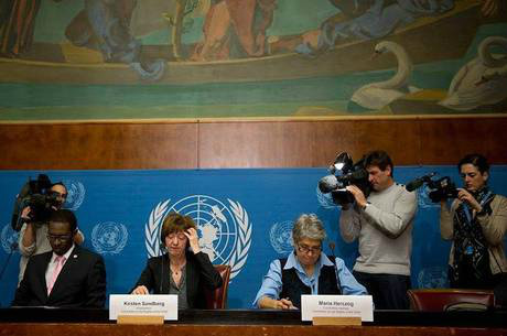 Comitê da ONU apresentou ontem relatório em que cobra do Vaticano o afastamento dos religiosos acusadosAnja Niedringhaus/AP
