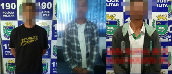 Três mandados de prisão foram cumpridos em apenas um dia em Três Lagoas. Foto: Divulgação PM