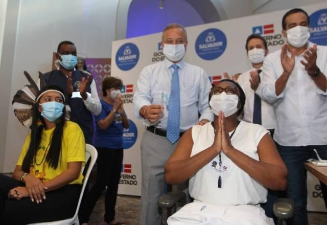Início vacinação na Bahia - Foto divulgação governo BA