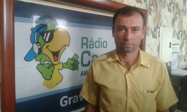 Alvimar Lima de Queiróz. Foto: Marcio Ribeiro/ Rádio Caçula.