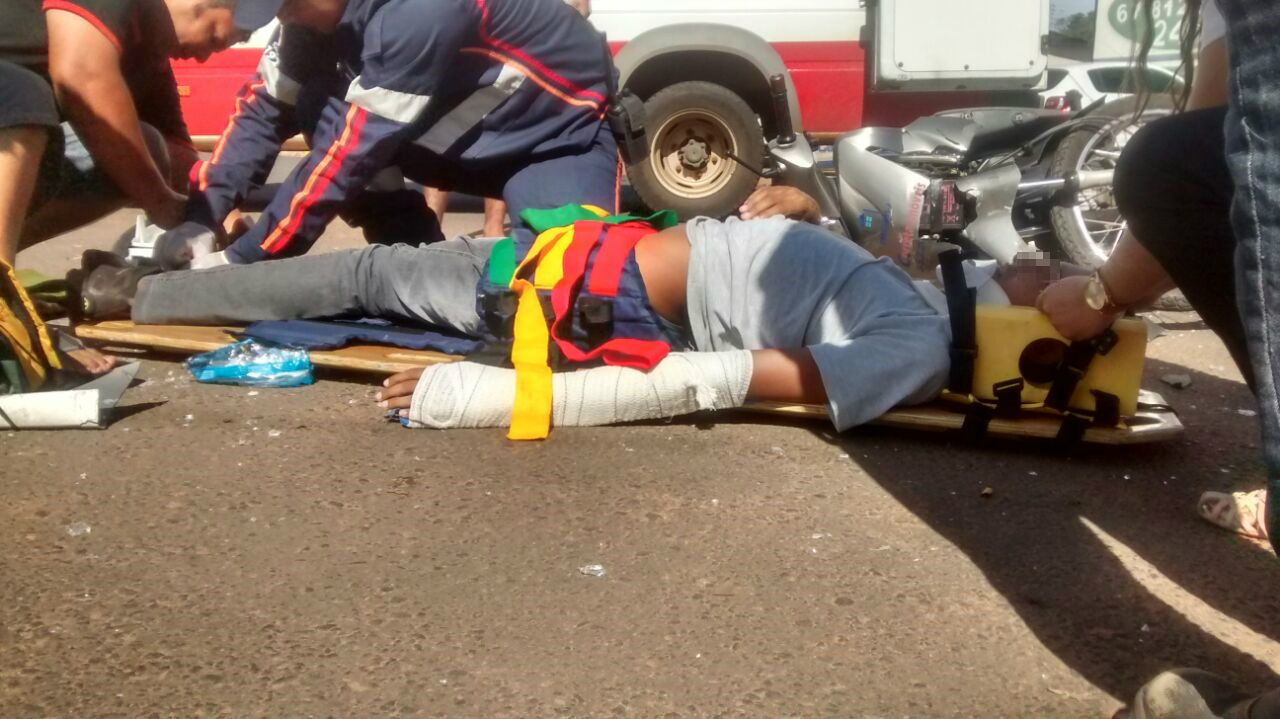 Motociclista (Foto Rádio Caçula)