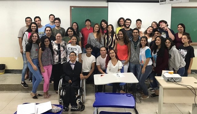 Alunos da licenciatura da UFMS discutem educação especial e inclusão de pessoas com deficiência - Foto: Divulgação