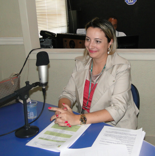 Gislaine Bondan ainda divul dois cursos técnicos disponíveisFoto: Rádio Caçula