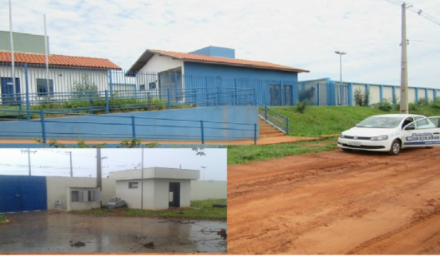 Nova sede da UNEI (alvo frequente de vândalos e ladrões)