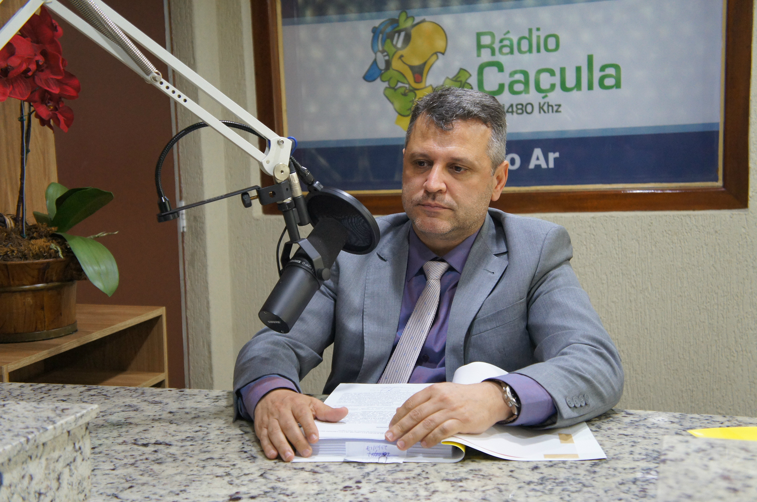 O Promotor de Justiça Fernando Lanza falou sobre processo de investigação relacionado a ex Prefeita Márcia Moura. Foto: Rádio Caçula.