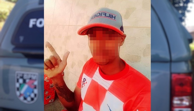 F.F.R vulgo Guardanapo, suspeito por tráfico de drogas, morto ao reagir contra a polícia. Foto: Divulgação