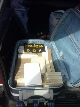 Foto: Divulgação DOFDroga apreendida era transportada em Pálio Weekend