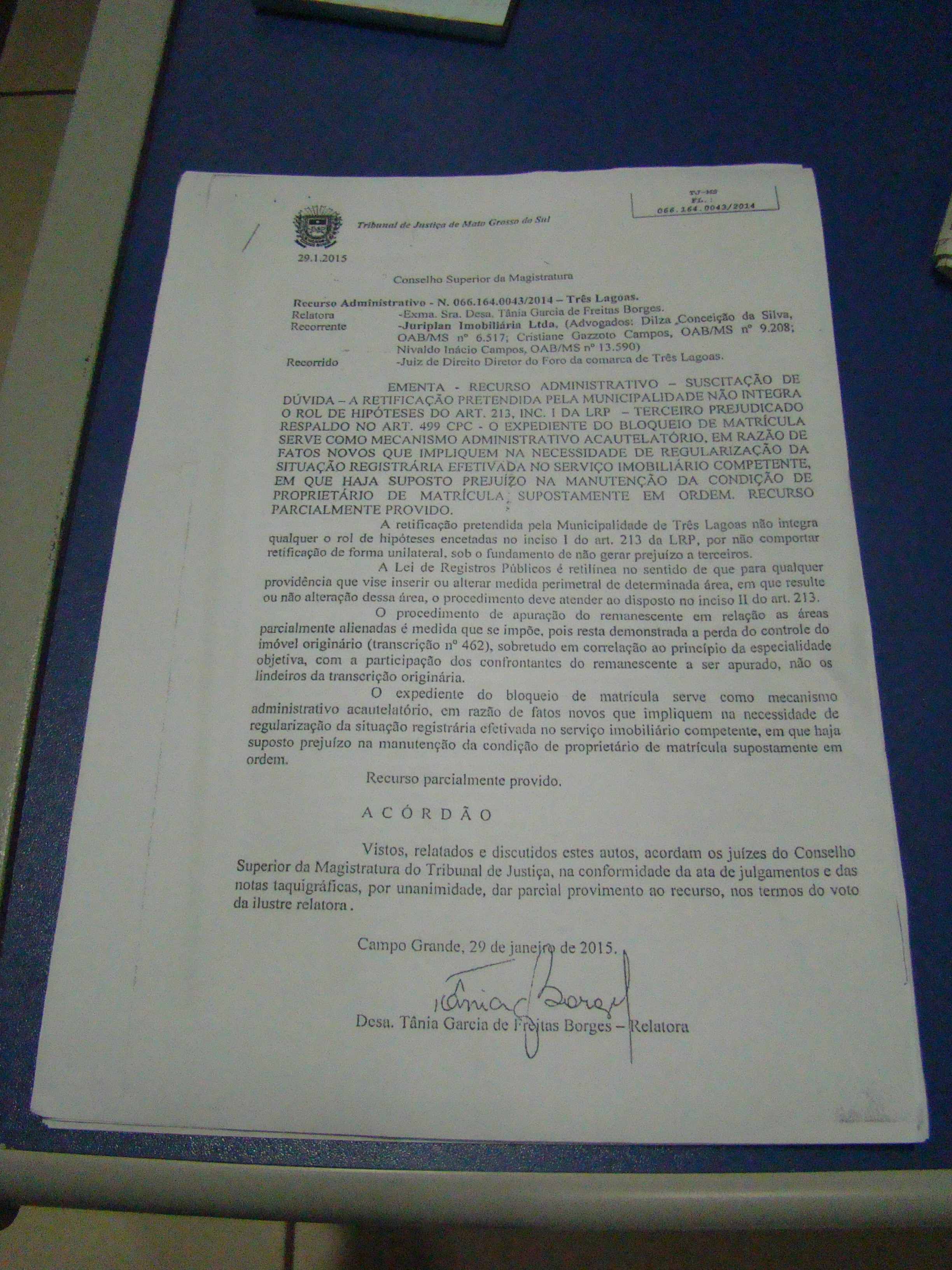 Tribunal de Justiça declara ilegal matricula para doação de terreno para construção do Hospital Universitário de Três Lagoas. Foto: Rádio Caçula