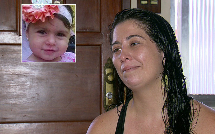 ‘Parecia que estava se despedindo’, diz mãe de Sofia, sobre últimos momentos com a filha (Foto: Reprodução/TV Globo)