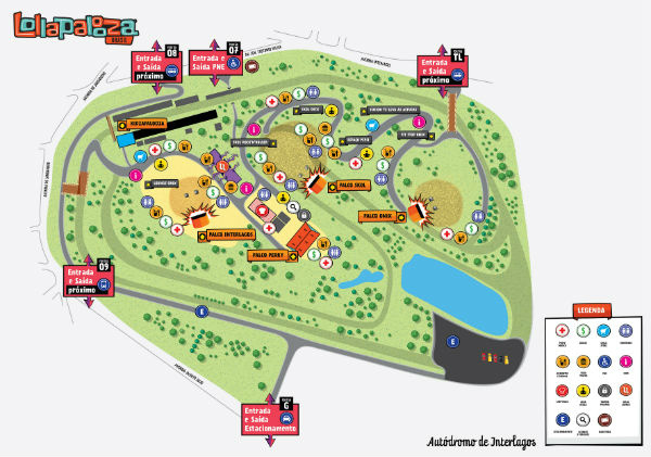 Mapa do Evento (Foto: Estadao)