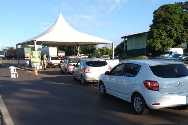 Barreira sanitária em Três Lagoas (MS) –  Foto: Arquivo/Rádio Caçula