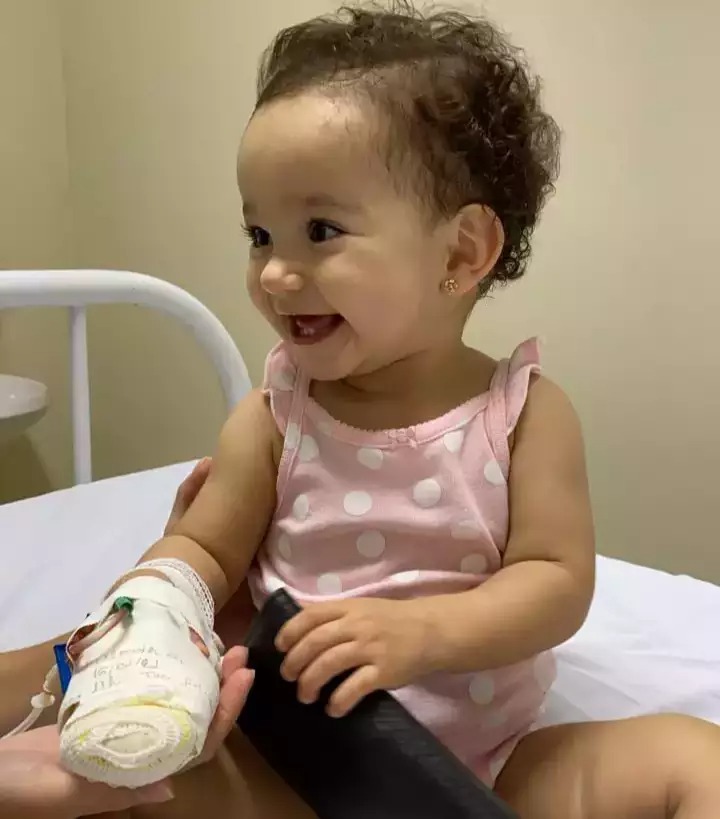 Luísa morreu um dia antes de completar 1 aninho. (Foto: Arquivo Pessoal) - CREDITO: CAMPO GRANDE NEWS