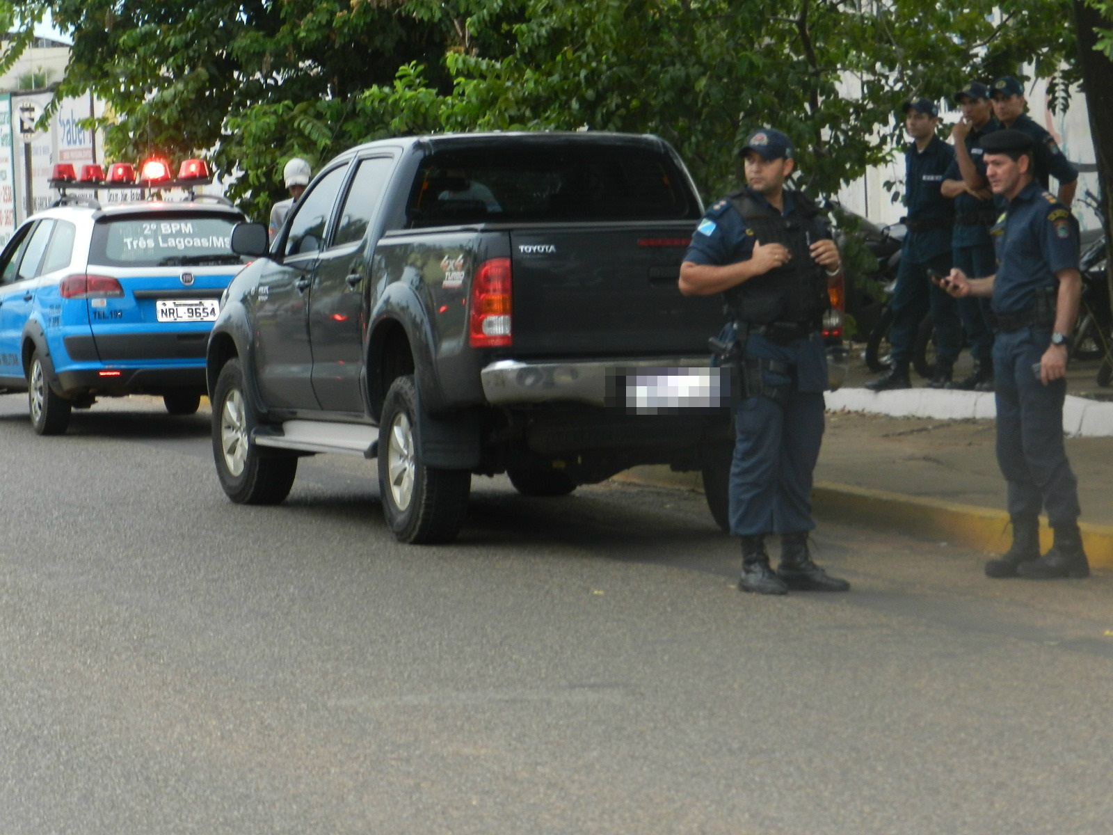 Operação Carnaval da Polícia Militar em Três Lagoas (MS) apreendeu oito motos na sexta (13). Foto; Rádio Caçula
