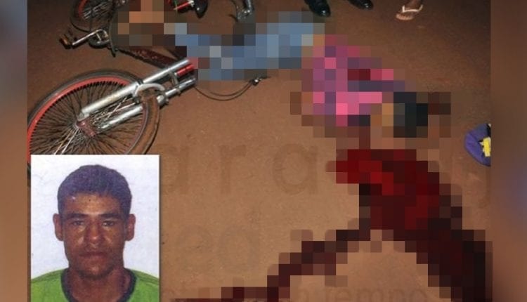 Frivaldo Shirata Fernandes assassinado com cerca de cinco tiros(Foto: Maracaju Speed)