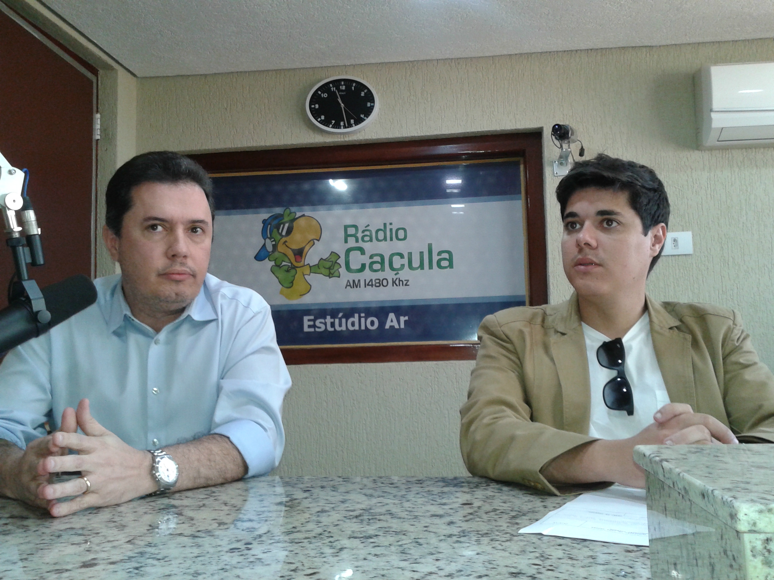Médico Ary Arão e advogado Rodolfo Guerra. Foto Rayani Santa Cruz