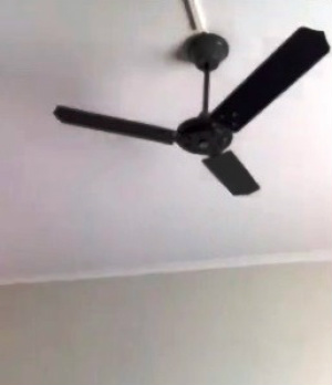 Ventiladores não podem ser ligados e pacientes passam calor. (Foto: Divulgação).