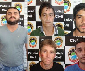 Cinco fugiram ontem, da delegacia de Itaquiraí(Foto: Divulgação/PC)