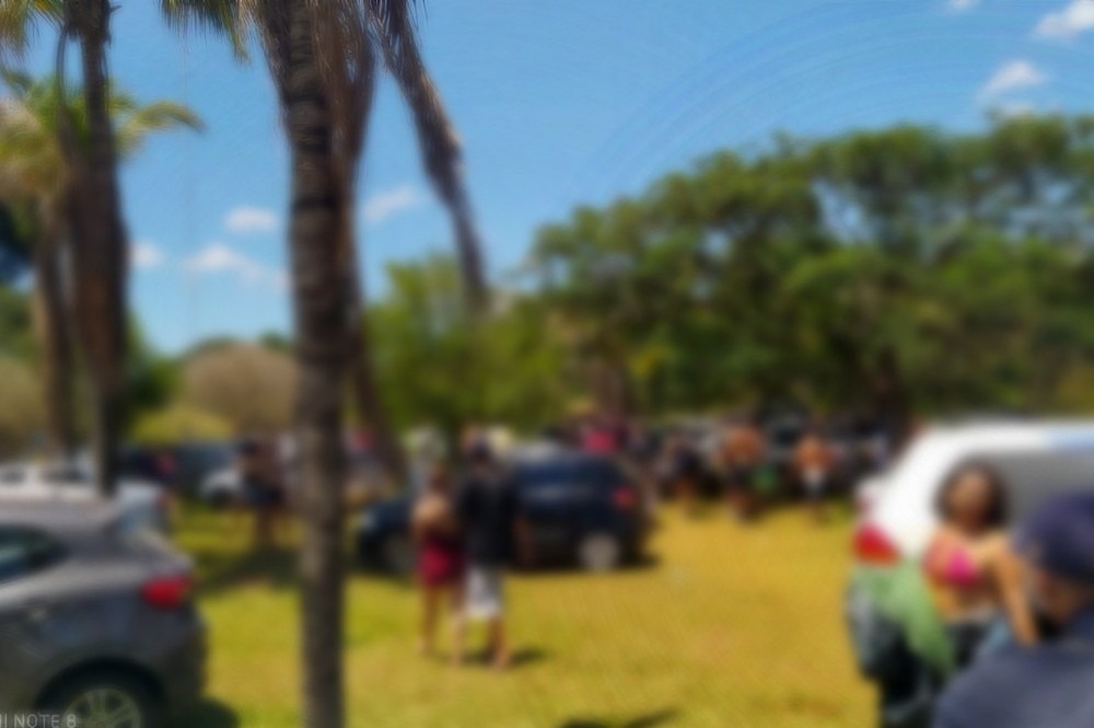 Rave com mais de 500 pessoas é encerrada pela Guarda Civil de Campo Grande — Foto: GCM/Divulgação