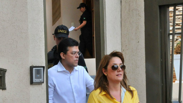 Olarte e esposa.