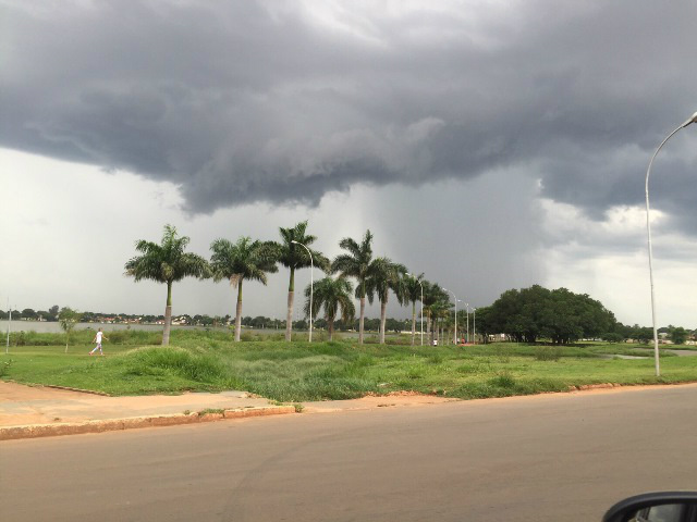 Foto registrada no final da tarde  de ontem, apenas para ilustração da matéria