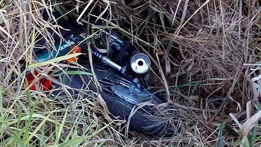 Uma denúncia de um morador levou a Polícia Civil a localizar uma moto furtada que havia sido furtada no último dia 7. Foto: Ilha de Notícias