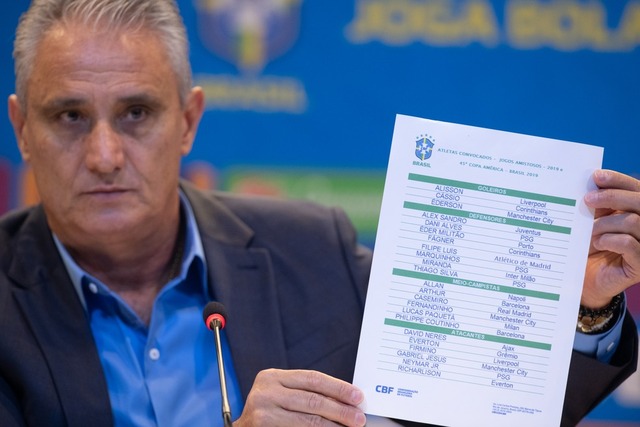 Sem surpresas, tite divulga a lista de convocados para a Copa América no Brasil - Foto: Divulgação