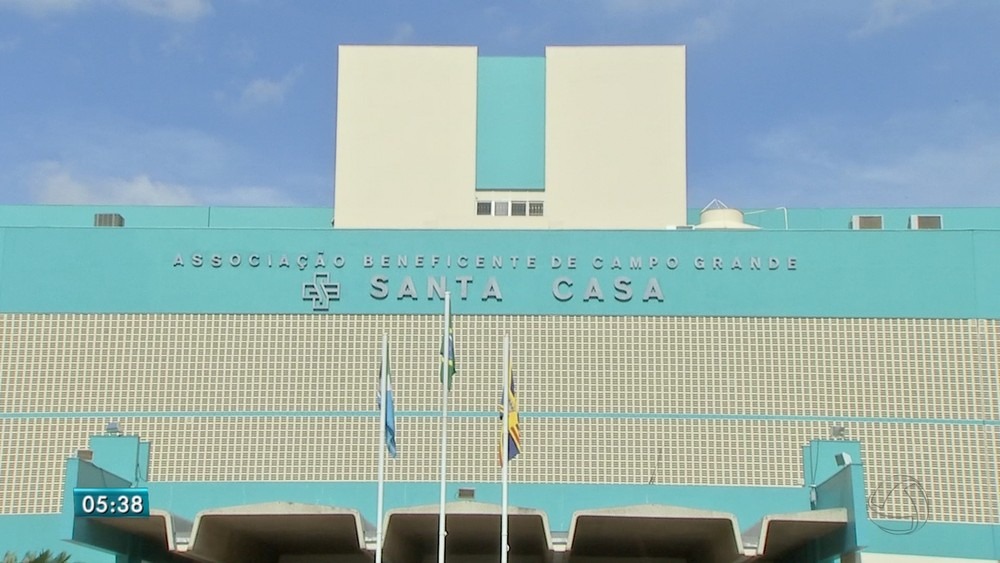 Santa Casa de Campo Grande, MS — Foto: Reprodução/ TV Morena