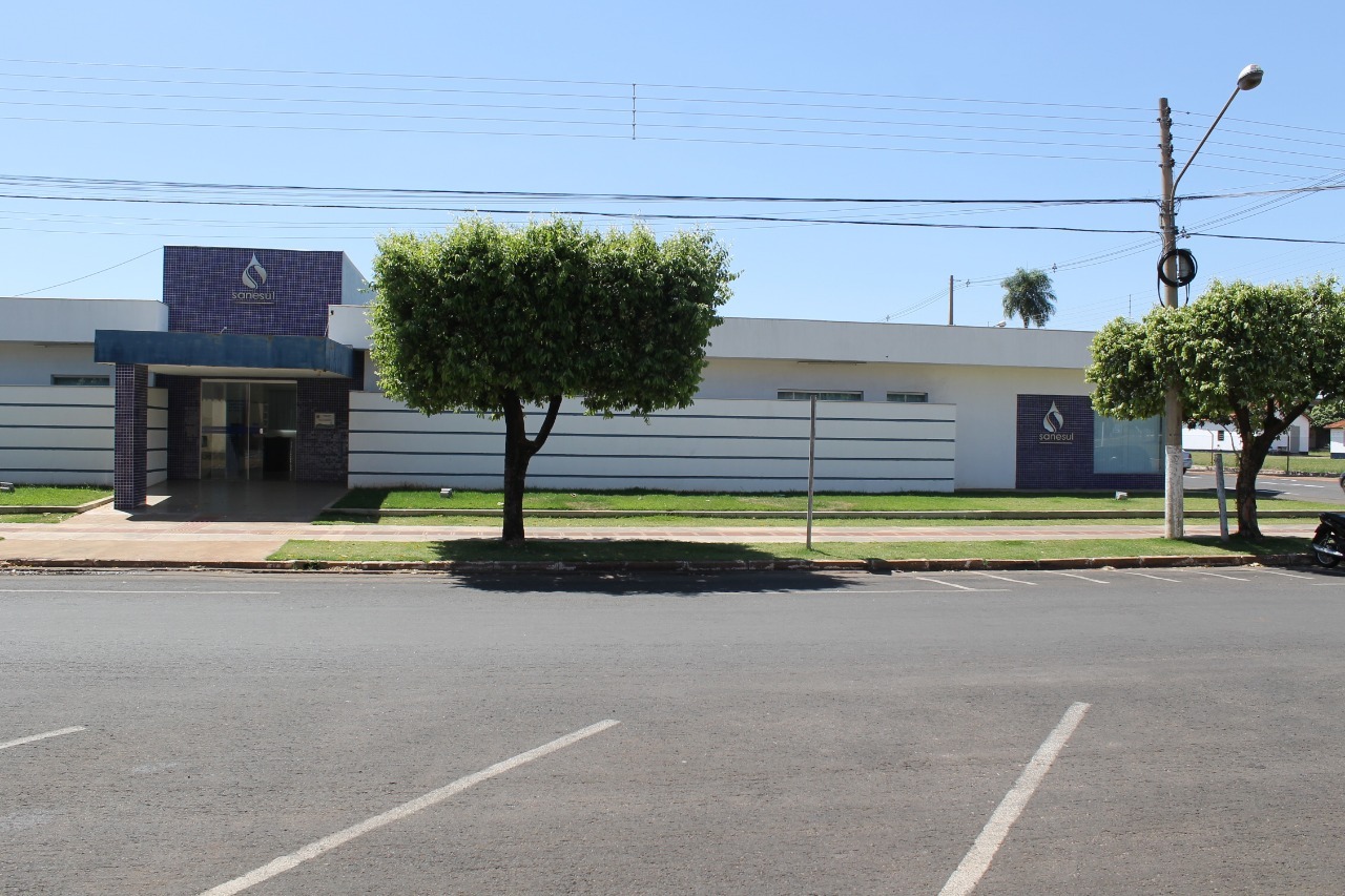 Sede regional de Três Lagoas. Foto:Assessoria Sanesul.