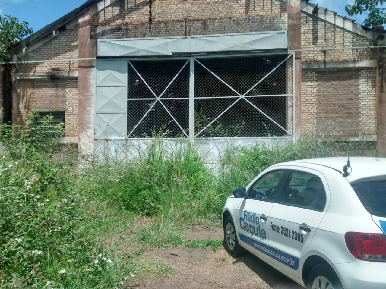 A equipe da Rádio Caçula confirmou a denúncia de um morador