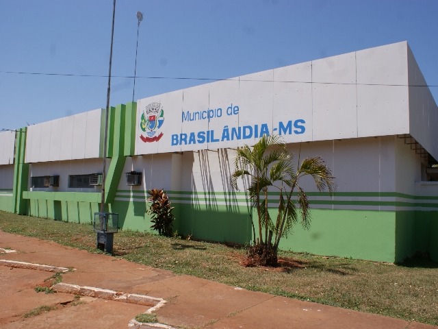 Sede da prefeitura de Brasilândia (MS). Foto: Divulgação Prefeitura Municipal de Brasilândia.