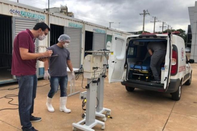 Equipamentos são higienizados antes da manutenção - Divulgação/Fiems