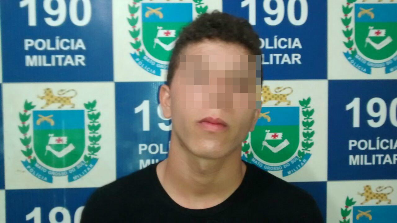 C.E.D 17 anos já tem outras passagens por tráfco. Foto Rádio Caçula