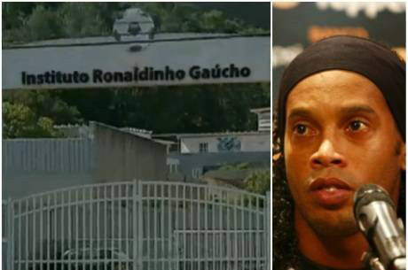Instituto Ronaldinho é suspeito de desviar dinheiro de projetos sociaisMontagem/