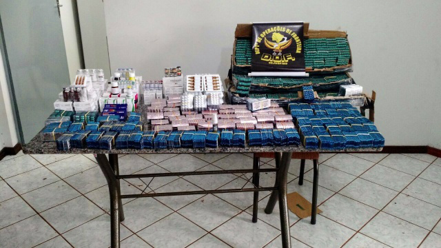 Carga de anabolizantes foi apreendida pelo DOF