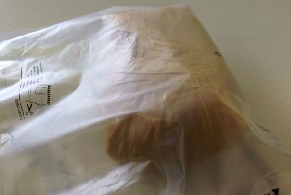 Droga foi levada a delegacia 