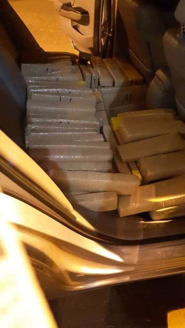 Maconha apreendia pela PRF em MS — Foto: PRF/Divulgação