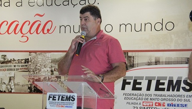 Jaime Teixeira disse que reunião não apresentou nenhum avanço e greve continua - Foto: Ascom Fetems.
