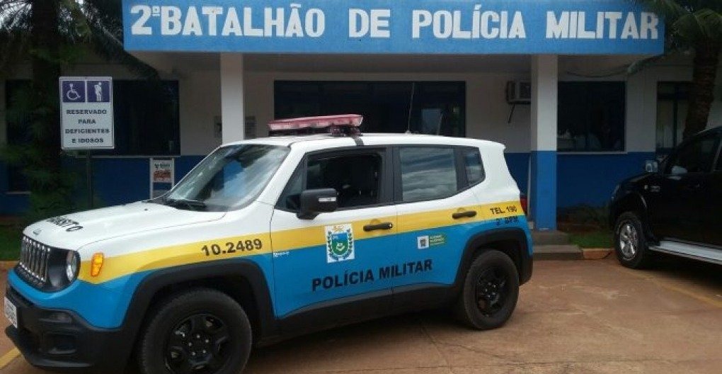 O entorpecente foi levado ao 2º Batalhão de Polícia Militar. Foto: Reprodução/Rádio Caçula