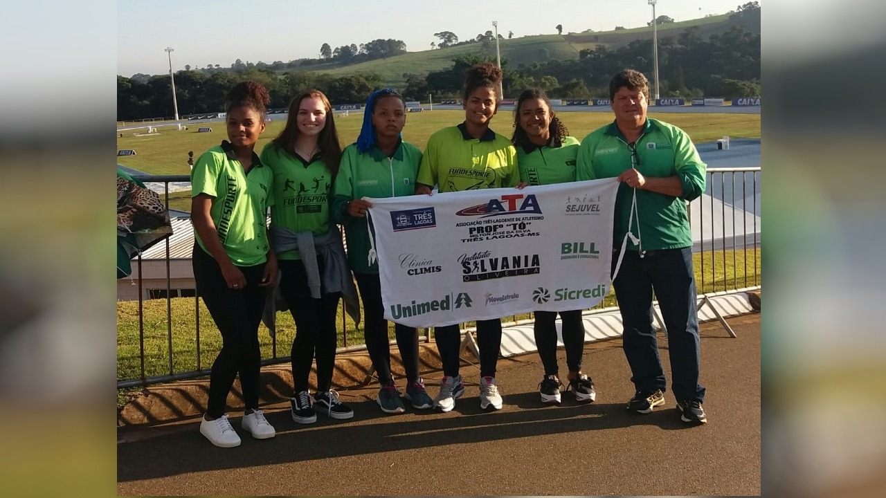 A equipe de atletismo representará Três Lagoas e Mato Grosso do Sul no campeonato brasileiro. Foto: Divulgação