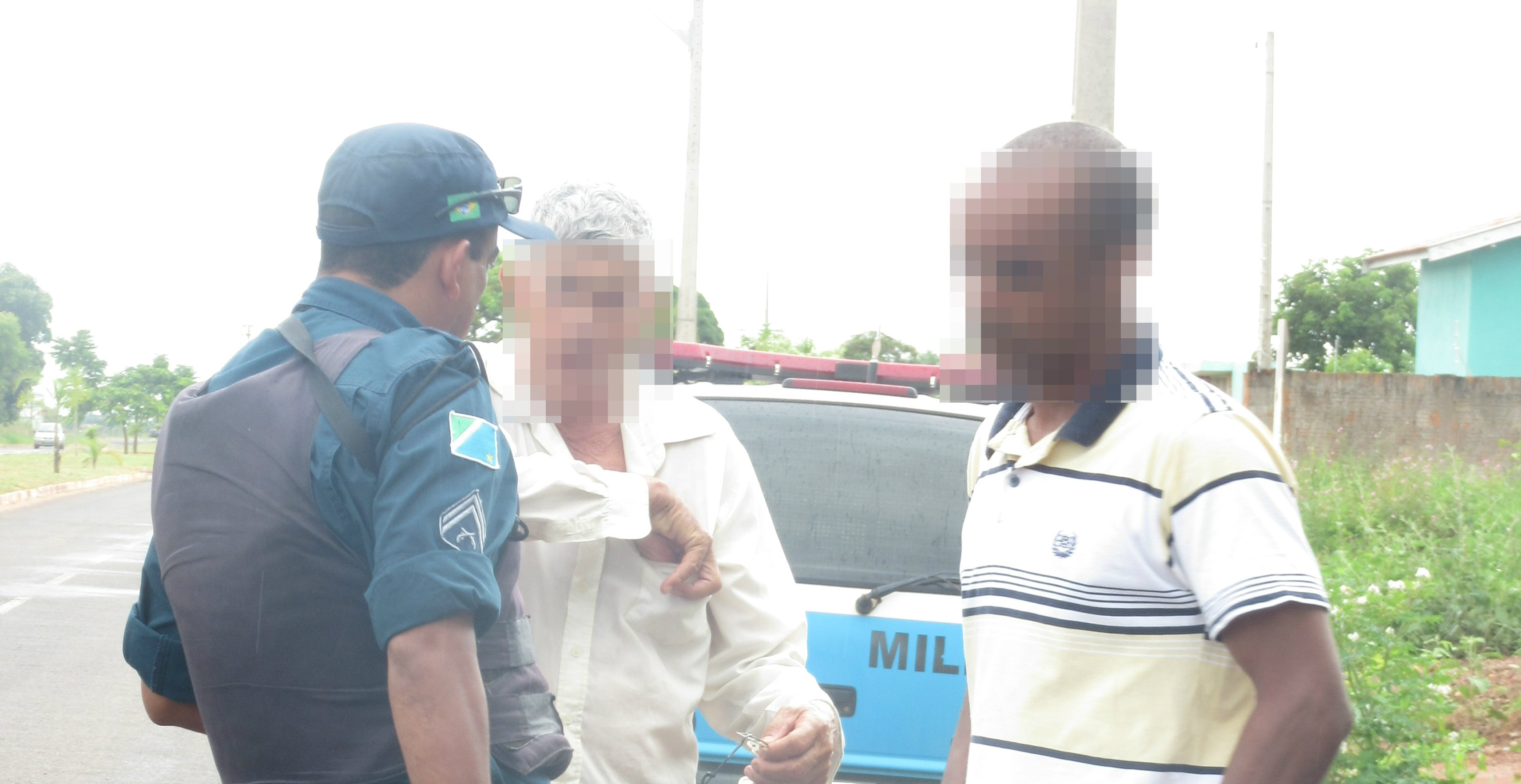 Desacordo comercial mobiliza equipe da PM em Três Lagoas (MS). Foto: Rádio Caçula