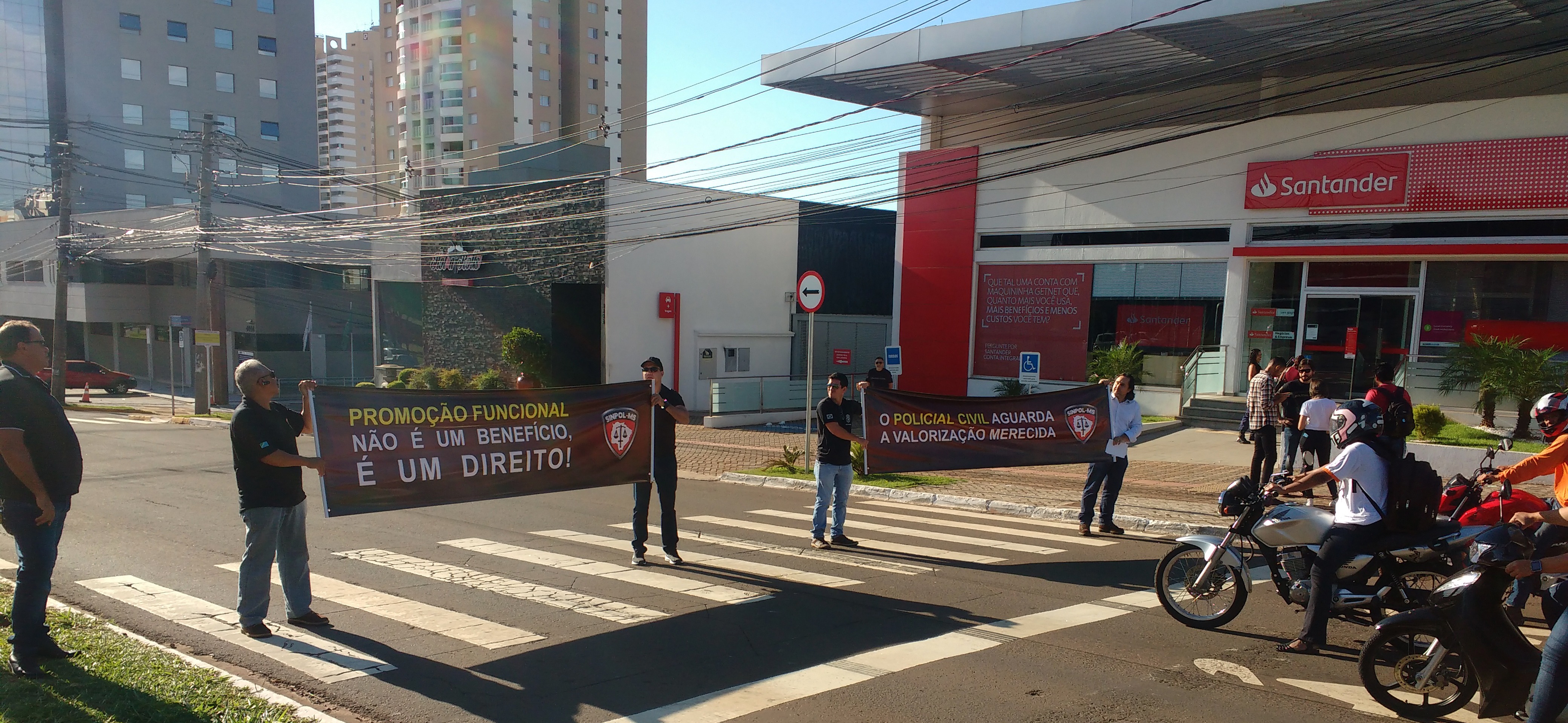 Em busca de valorização da categoria, Policiais Civis vão parar por 24 horas no MS. Foto: Sinpol-MS.