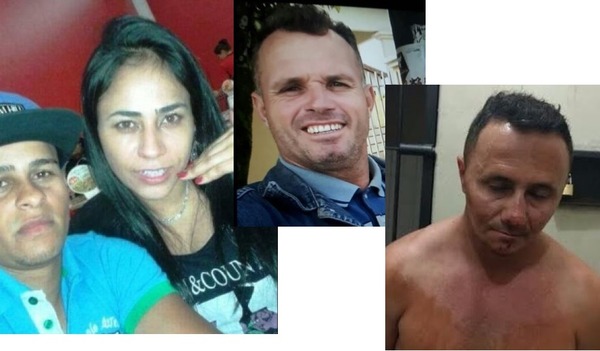 Fernando Almeida, Luana Marcelino, Wedio Francisco e Osmar Rúbio Quiles. (Fotos: Reprodução/Polícia Civil)
