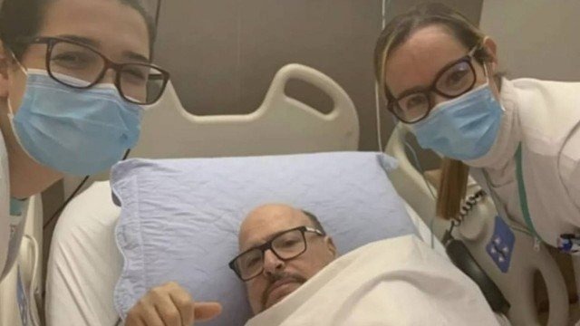 Paulinho, vocalista da banda Roupa Nova, internado no hospital. Foto: Reprodução.