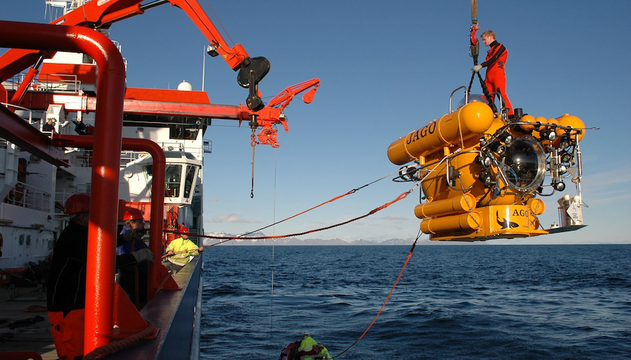 Submarino Alemão não tripulado (Foto: Reprodução)