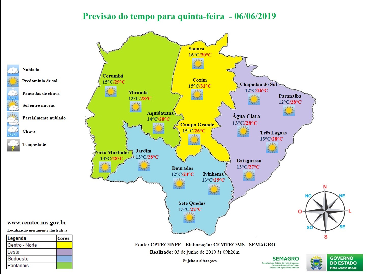 Fonte: CPTEC/INPE